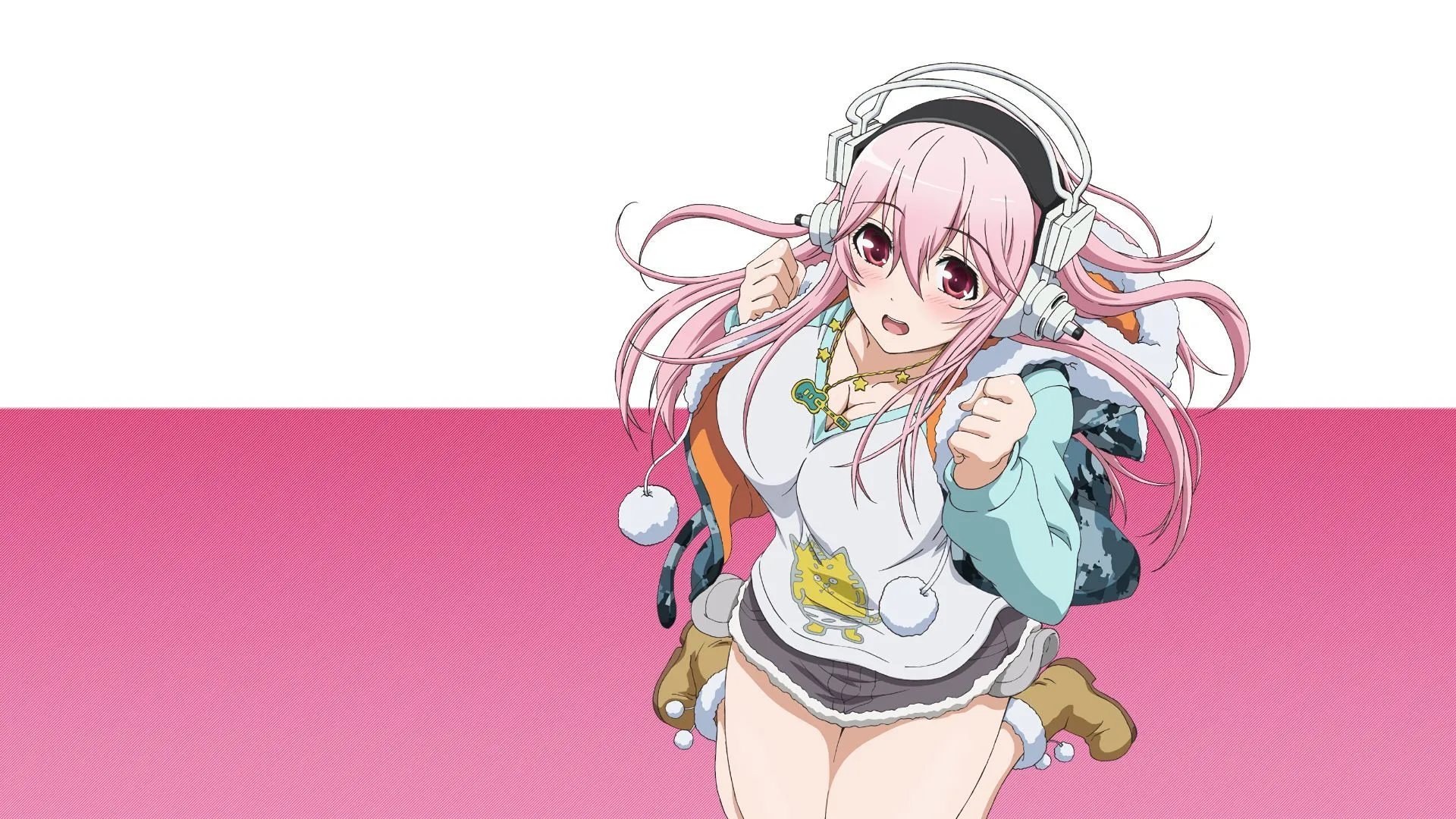 Desktop wallpaper: Super Sonico, Anime 4K free download for PC. 744988
