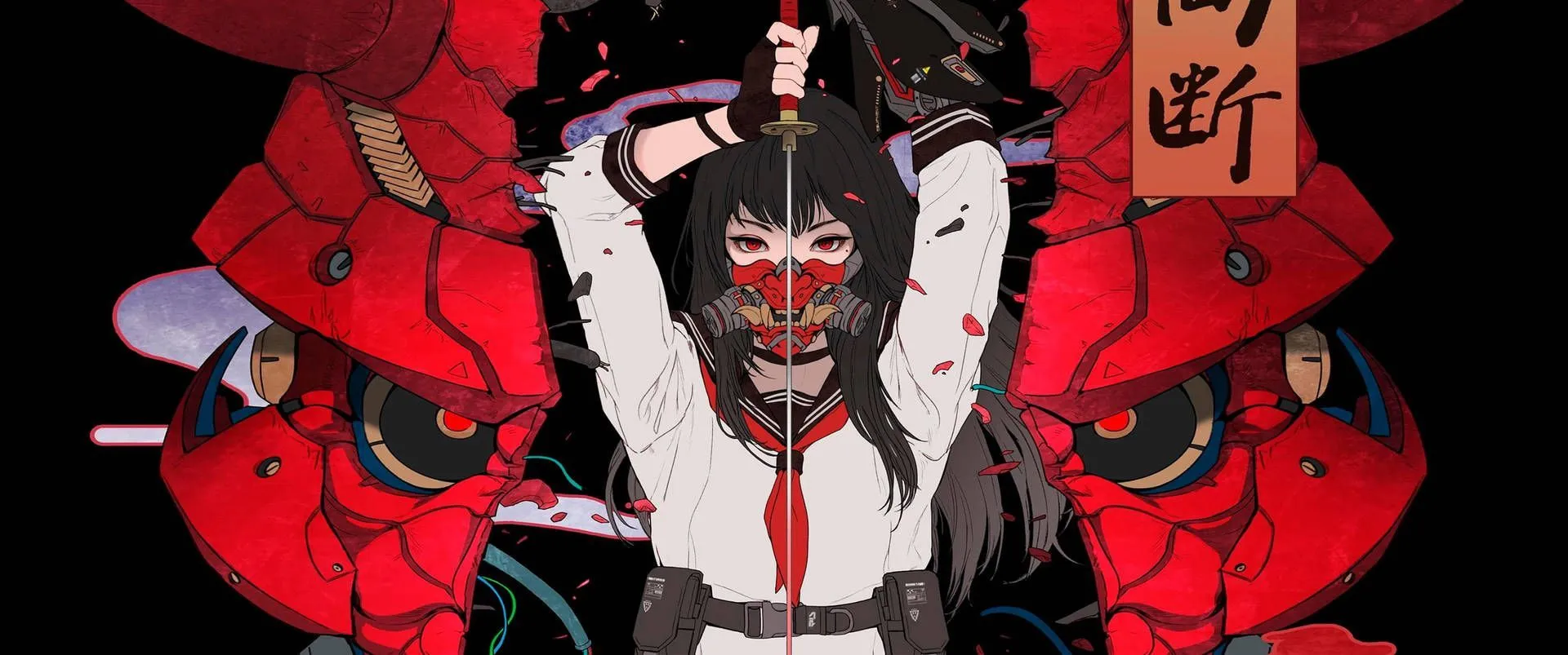 Anime Red Wallpaper, HD Background on WallpaperBat