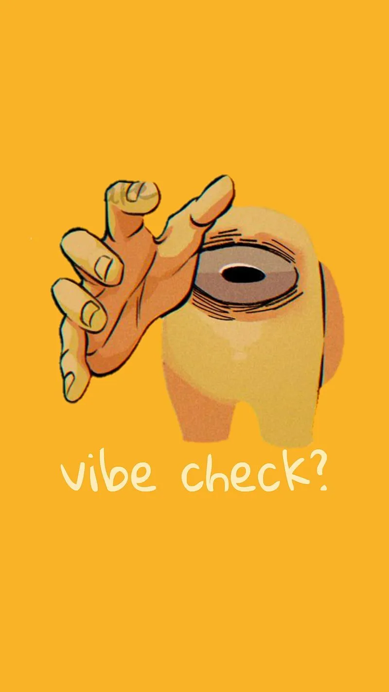 Yellow among us, among us, game, meme, mobile, HD phone wallpaper