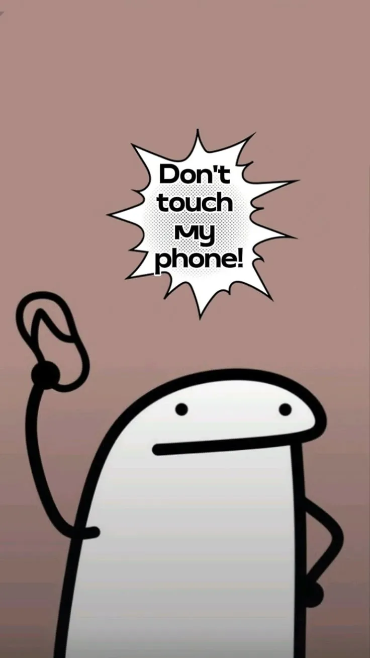don't touch my phone wallpaper