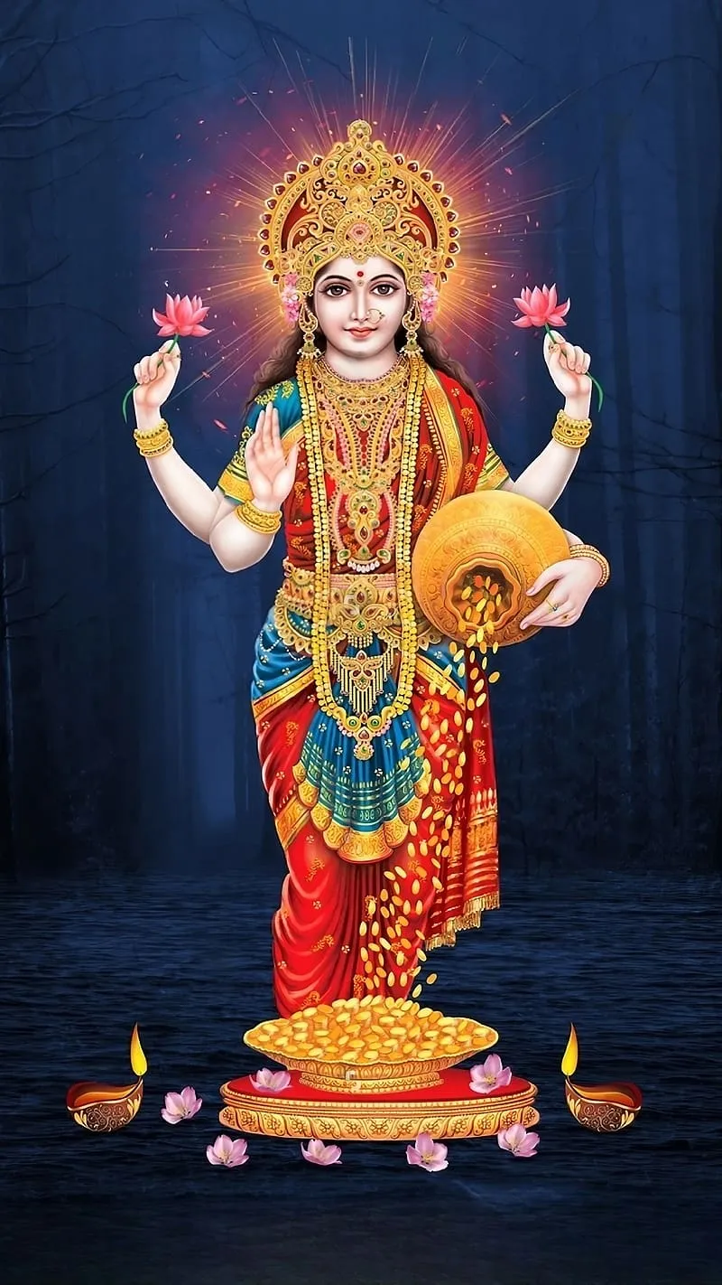 Laxmi Mata, Hindu God, bhakti, devotional, goddess, HD phone wallpaper
