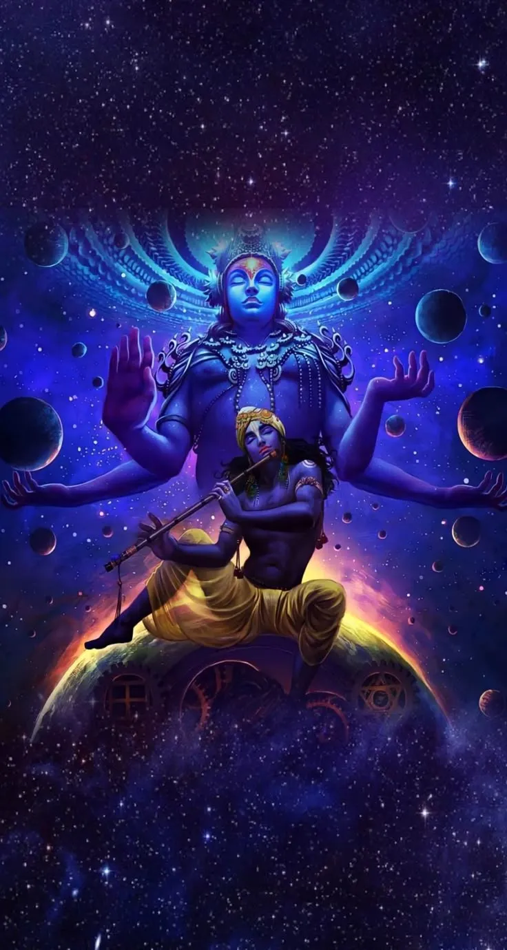 Divine Krishna: HD Mobile Wallpaper Collection