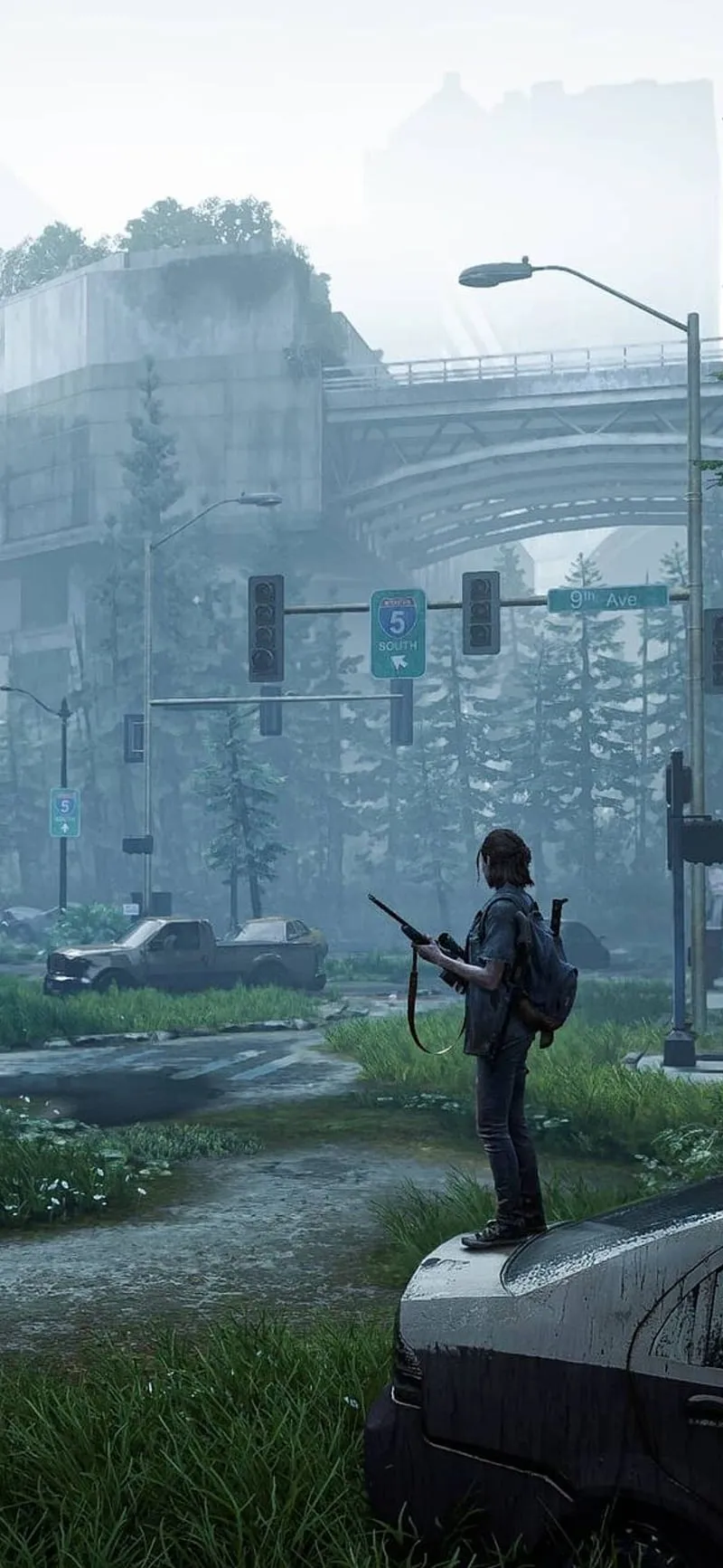 The last of us, ellie, part2, seattle, thelastofus, thelastofuspart2, tlou, tlou2, HD phone wallpaper