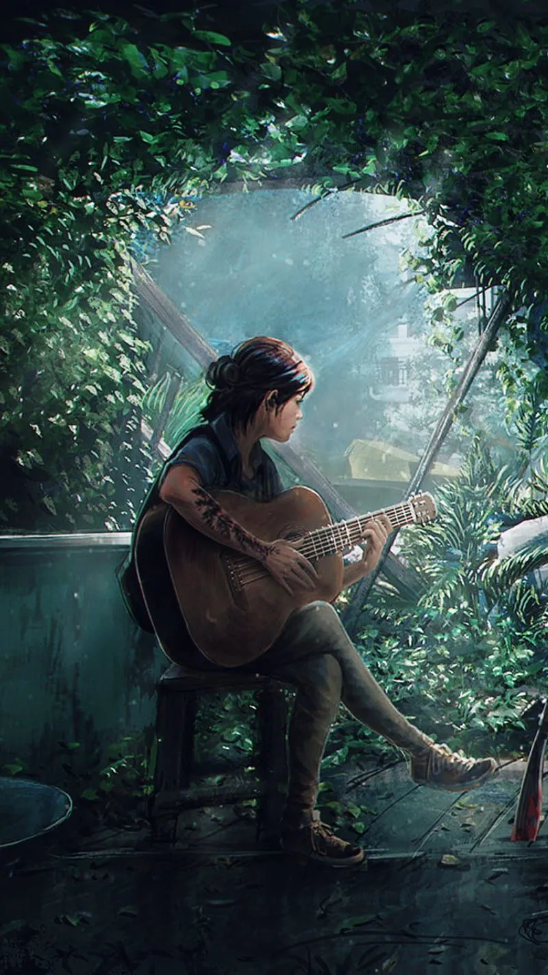 The last of us 2, car, city, creed, girl, guitar, joker, ruins, HD phone wallpaper