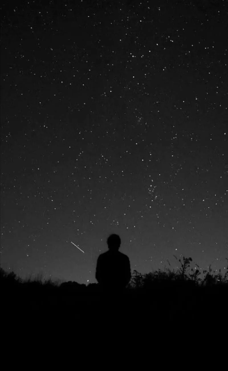 Sad, night, sad, stars, HD phone wallpaper