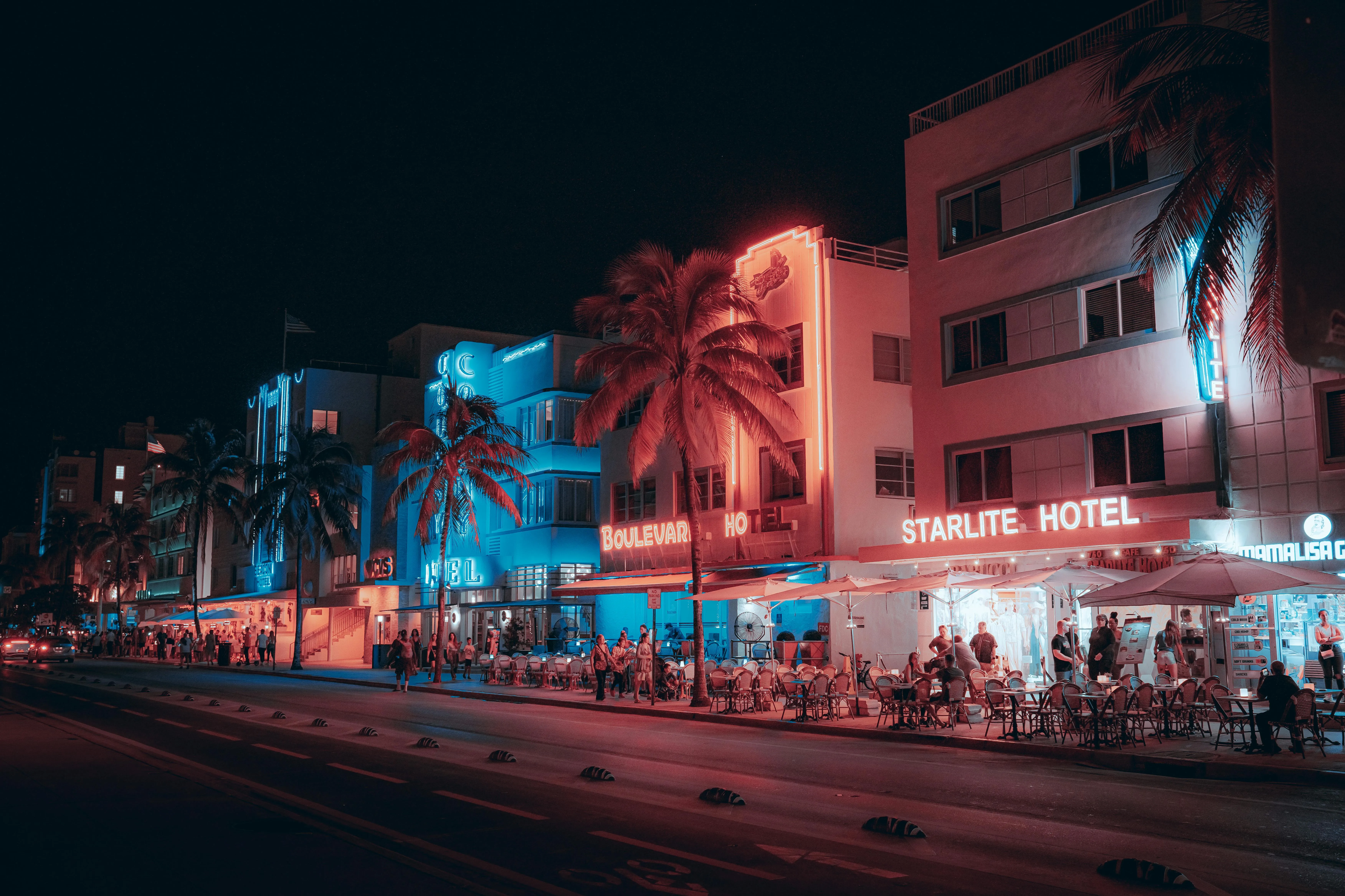 A Hotel at Night · Free