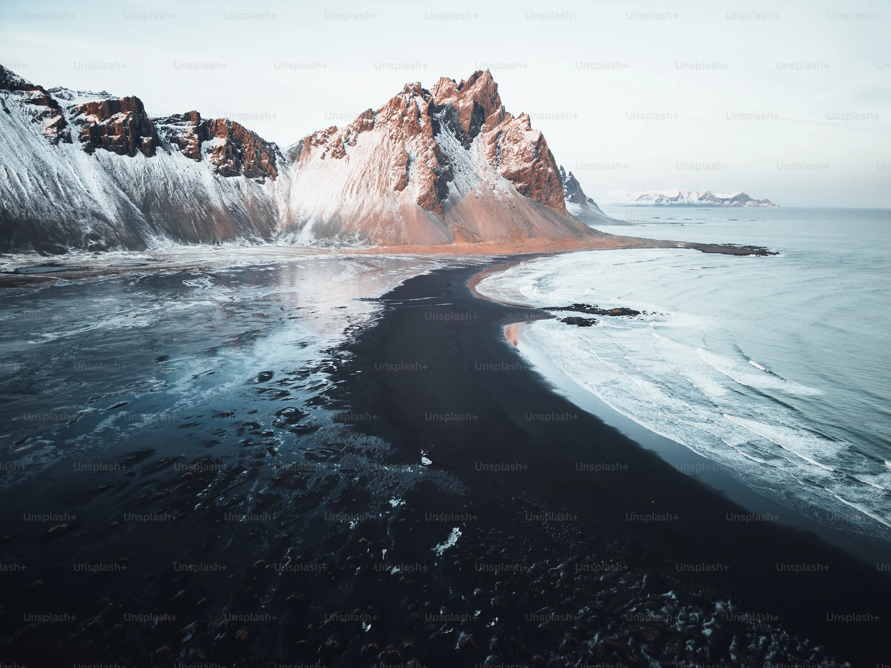 Black Sand Beach, Iceland Picture. Download Free Image