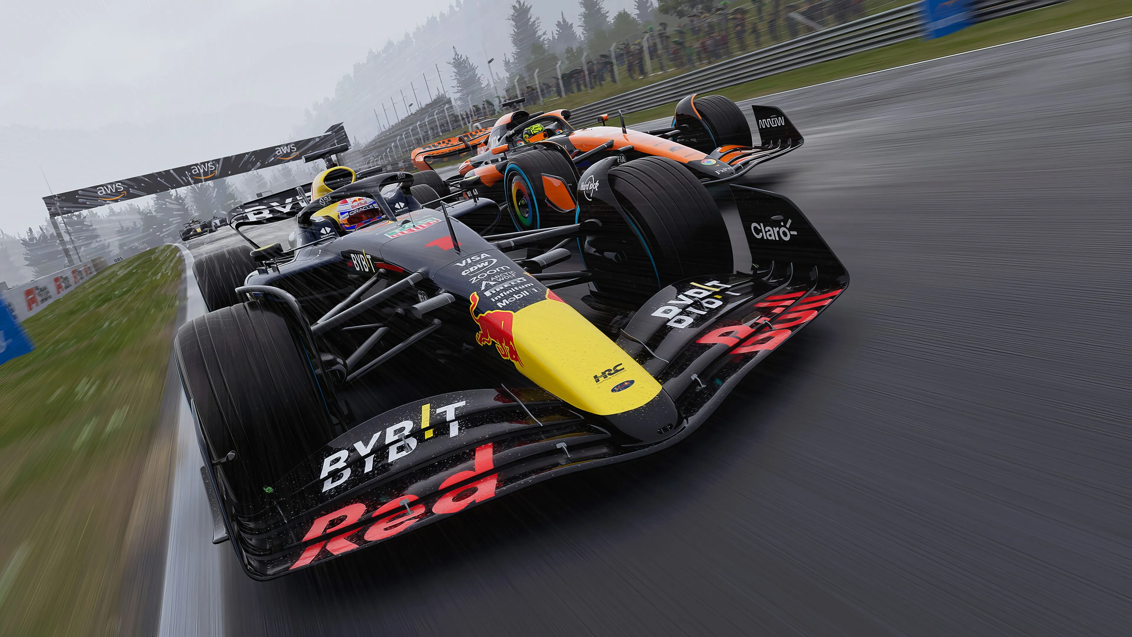 Racing car in the video game F1 24 Desktop wallpaper 1400x1050