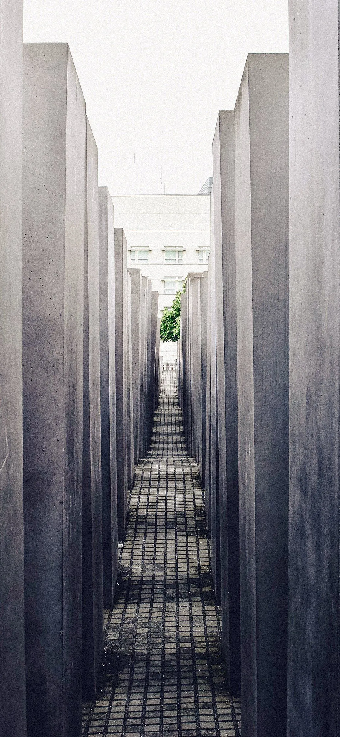 iPhone X wallpaper. architecture building city art gray blue
