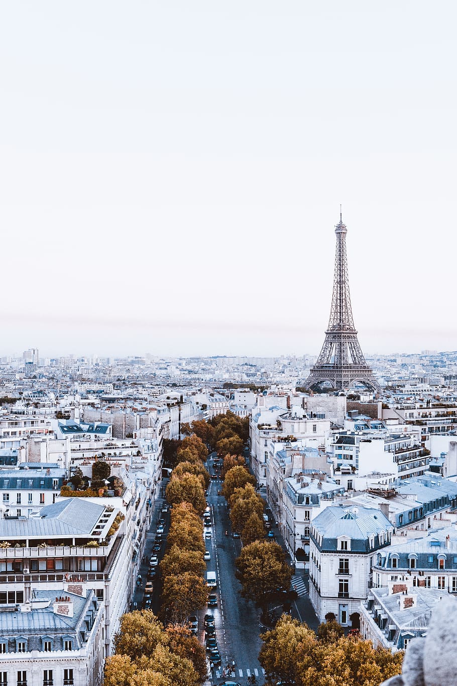 paris, eiffel, france, architecture, street, view, tower, city