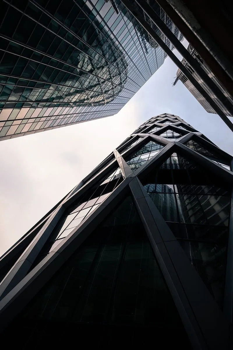 Buildings, skyscrapers, architecture, modern, city, HD phone wallpaper