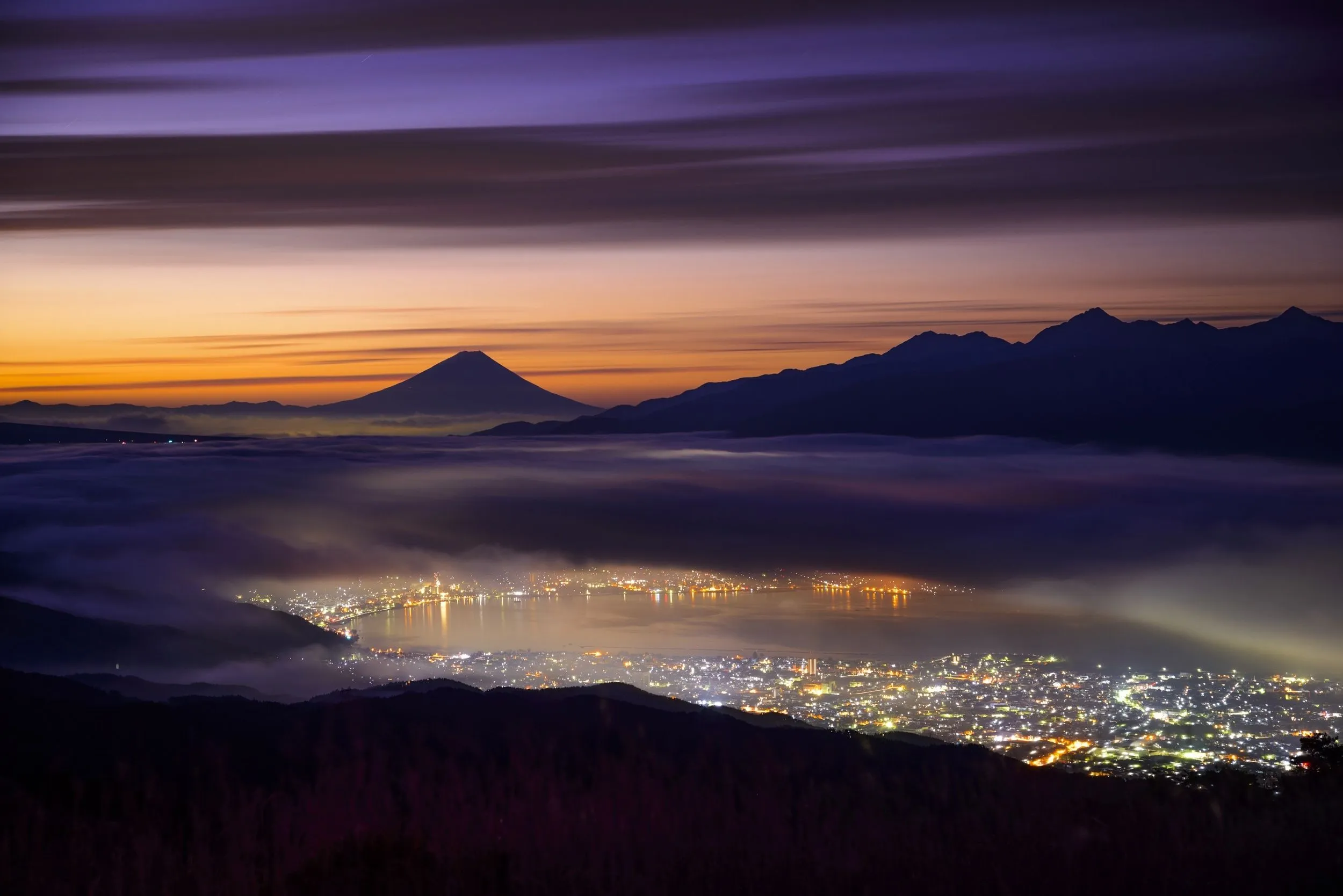 Mount Fuji 4k Japan Photography Night Wallpaper, HD Nature 4K Wallpaper, Image and Background