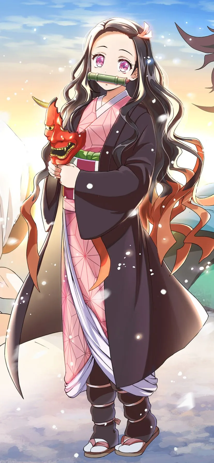 Phone wallpaper: Nezuko Kamado, Anime, Demon Slayer: Kimetsu No Yaiba 1431714