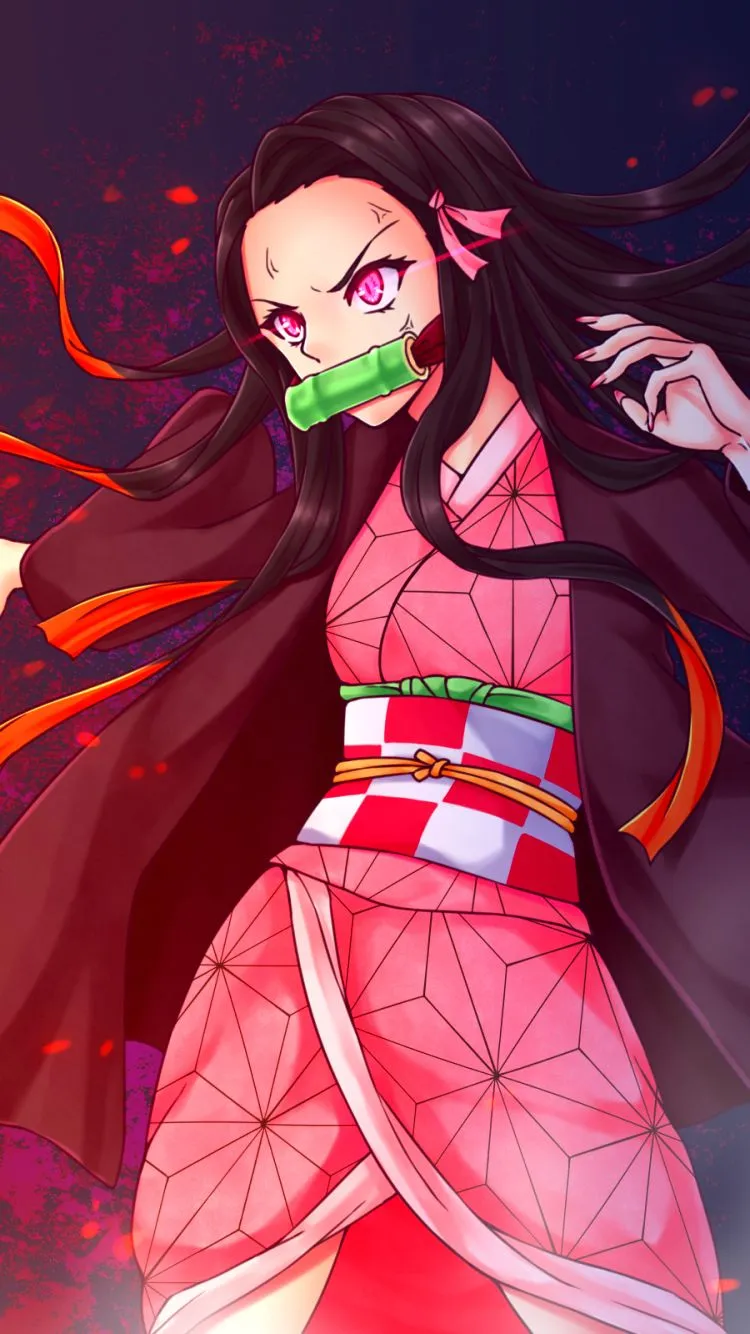 Phone wallpaper: Anime, Demon Slayer: Kimetsu No Yaiba, Nezuko Kamado 1431101