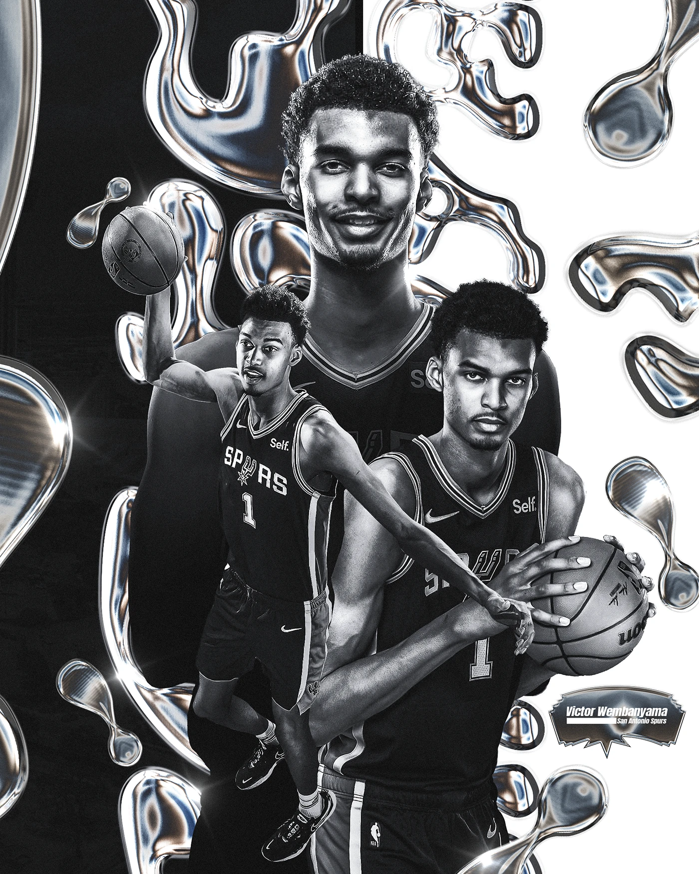 Victor Wembanyama. San Antonio Spurs - Behance