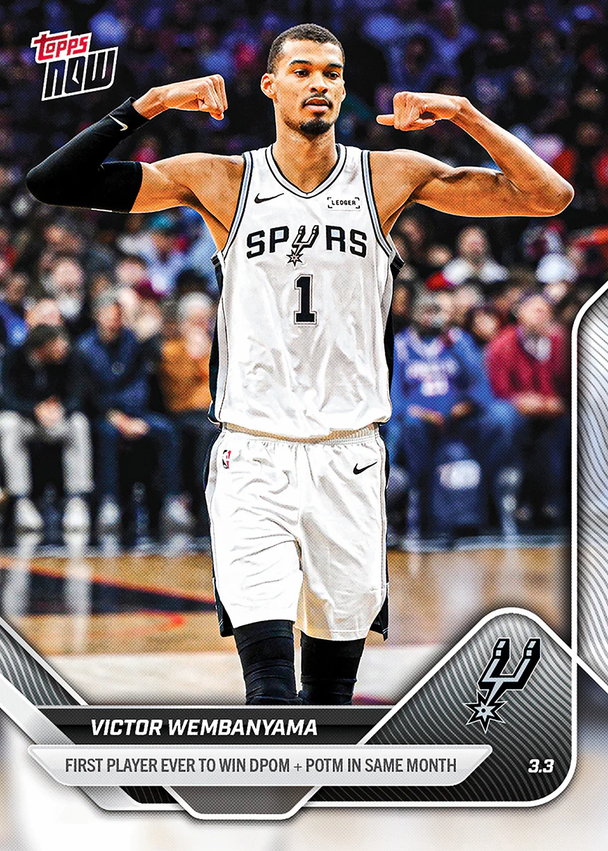 Victor Wembanyama 26 NBA Topps NOW® 191: 5245