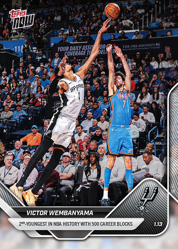 Victor Wembanyama 26 NBA Topps NOW®