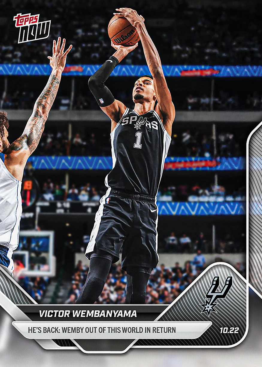 Victor Wembanyama 26 NBA Topps NOW® 19: 13527