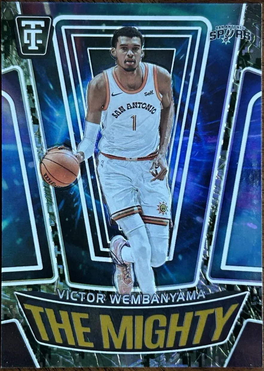 Victor Wembanyama [Camo Platinum Mirror] Prices Panini Totally Certified The Mighty