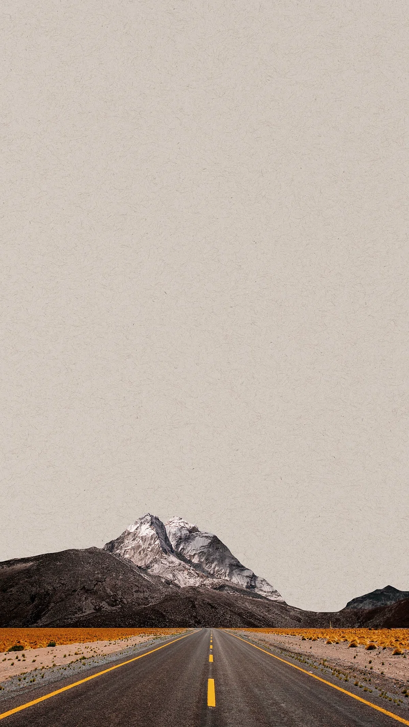 Aesthetic canyon road iPhone wallpaper