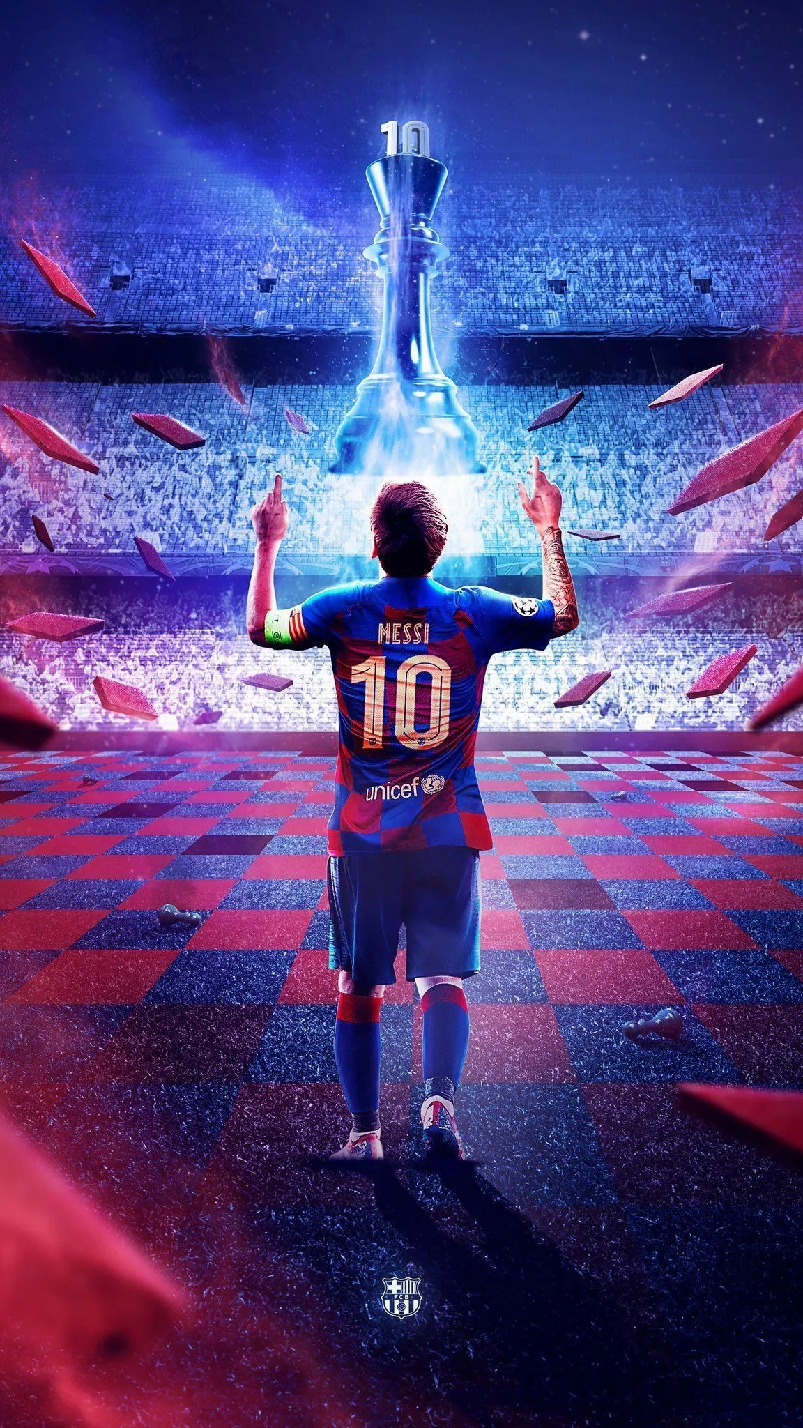 Football Soccer Sports Players Glowing Cup 10