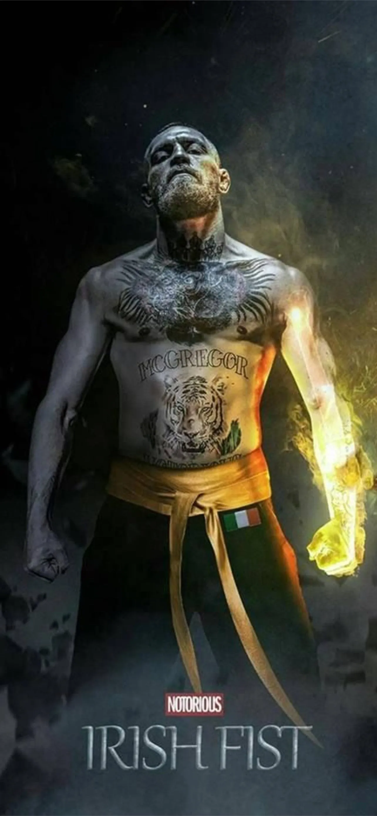 conor mcgregor 154 pixel Pass iPhone Wallpaper Free Download