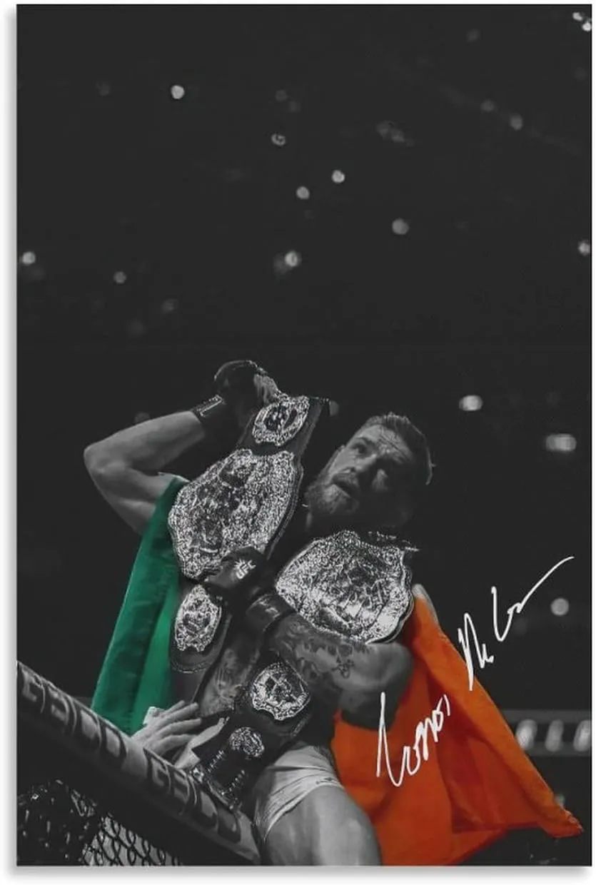 CEIHUONN Conor McGregor Poster Ultimate Fighting Jamaica