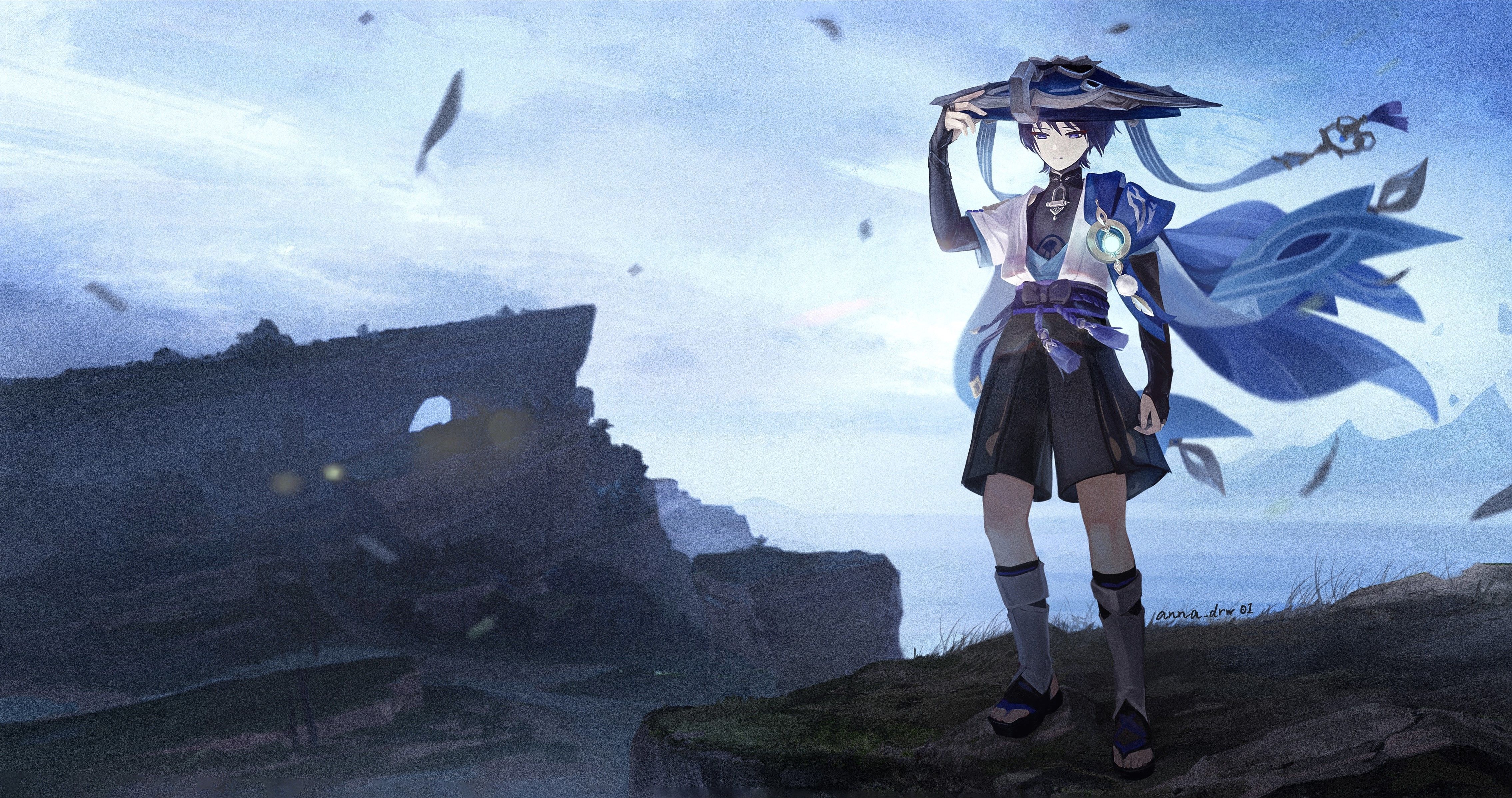 Genshin Impact HD Wanderer Genshin Wallpaper, HD Games 4K Wallpaper, Image and Background