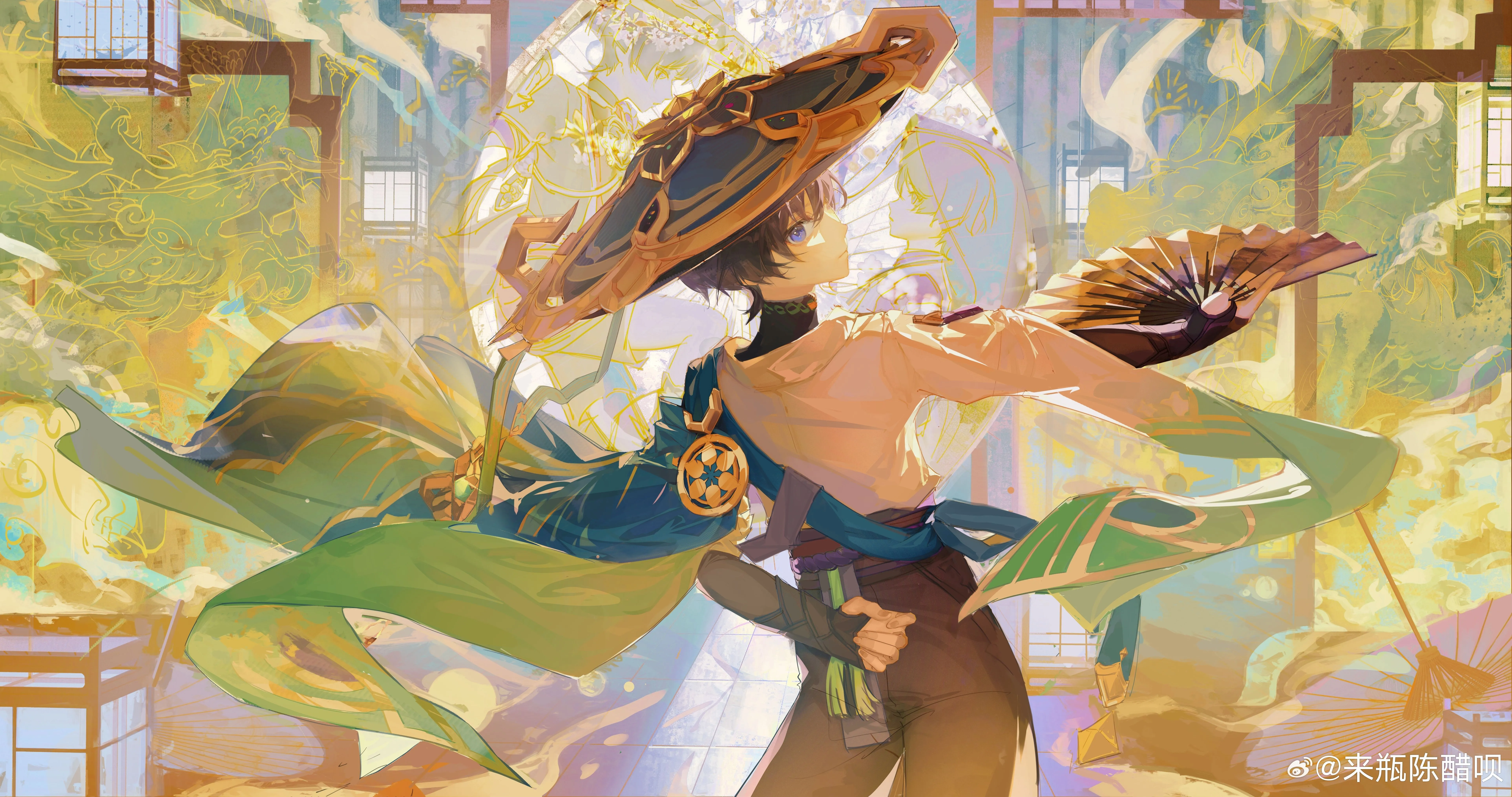 Wanderer (Genshin Impact) HD Wallpaper by Vinegar Painting Anime Image Board