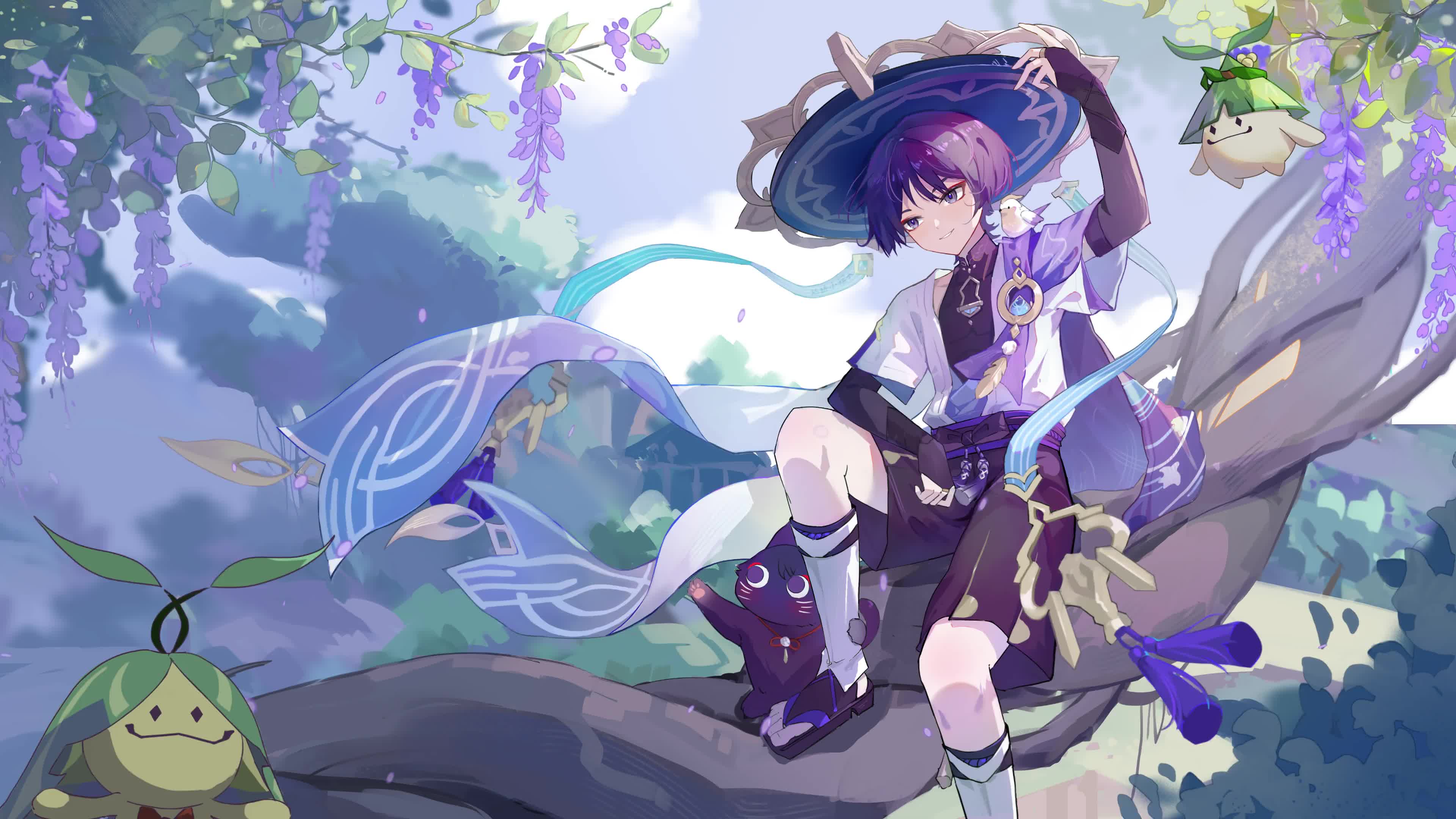 Genshin Wanderer Wallpaper PC