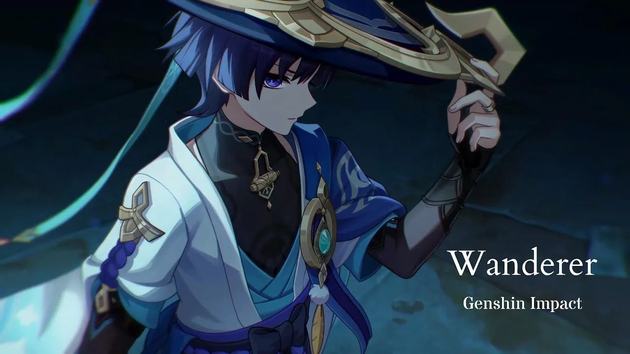 Scaramouche (Wanderer). Genshin Impact Animated Wallpaper Collection