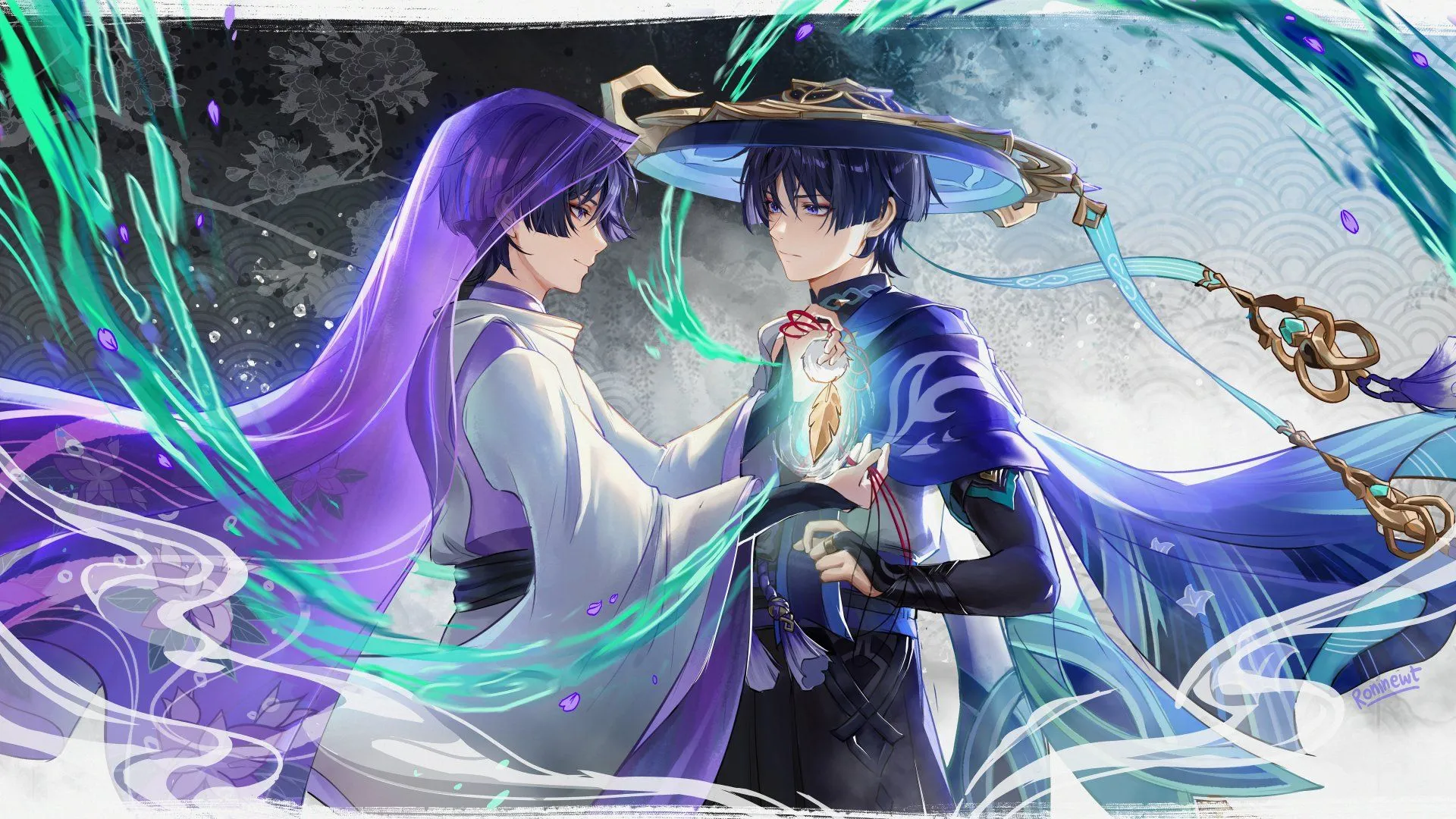 Scaramouche from Genshin Impact Ultra HD Wallpaper