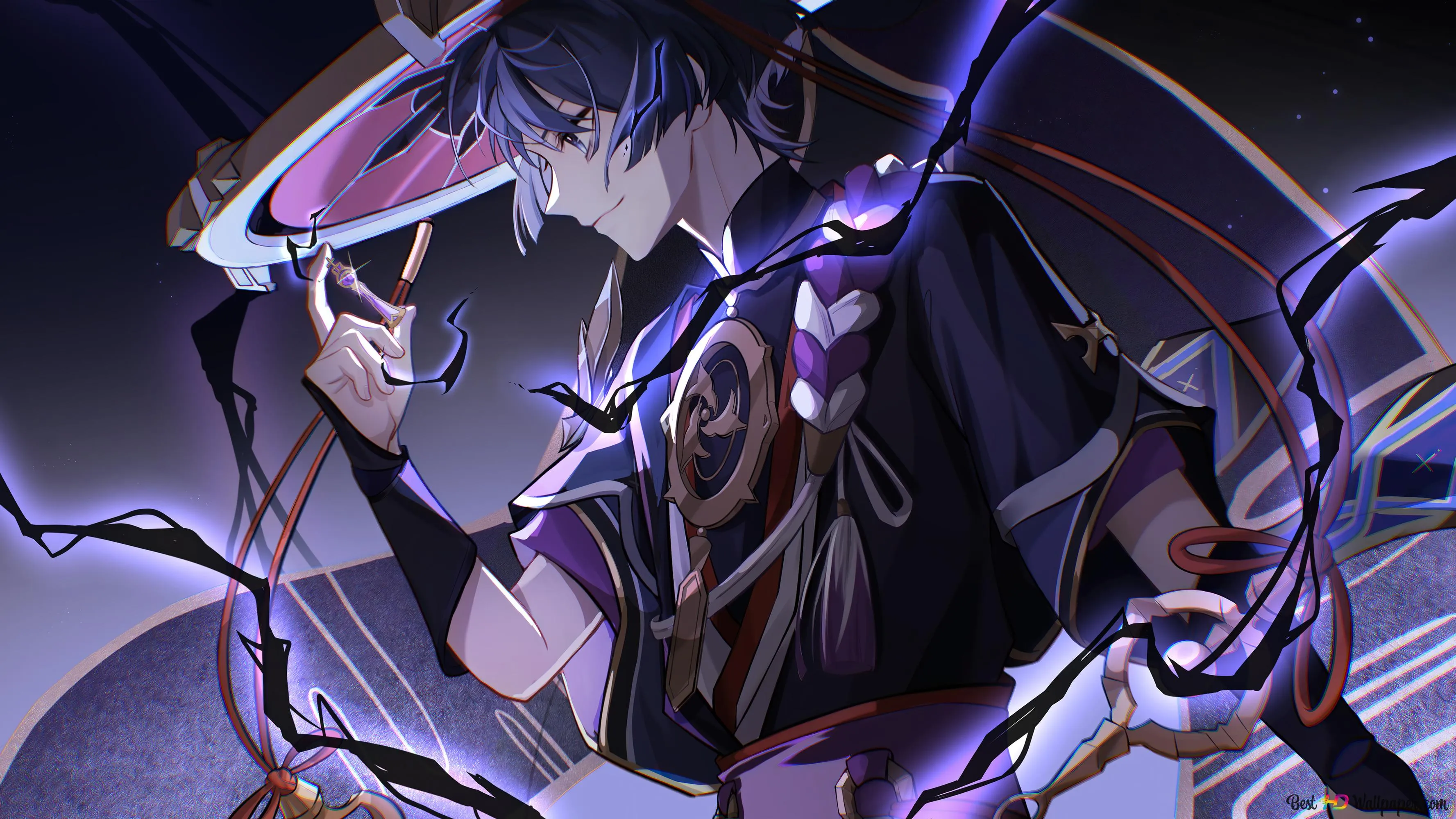 Villain 'Wanderer'. Genshin Impact (Anime Video Game) 4K wallpaper download