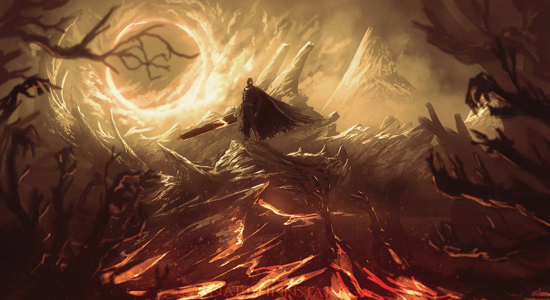 Berserk Anime HD Wallpaper: Eclipse