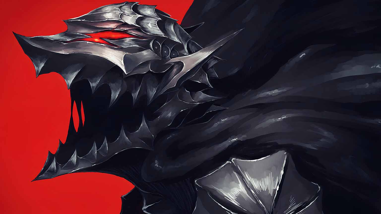 Guts Berserker Armor Red Eye Desktop Wallpaper