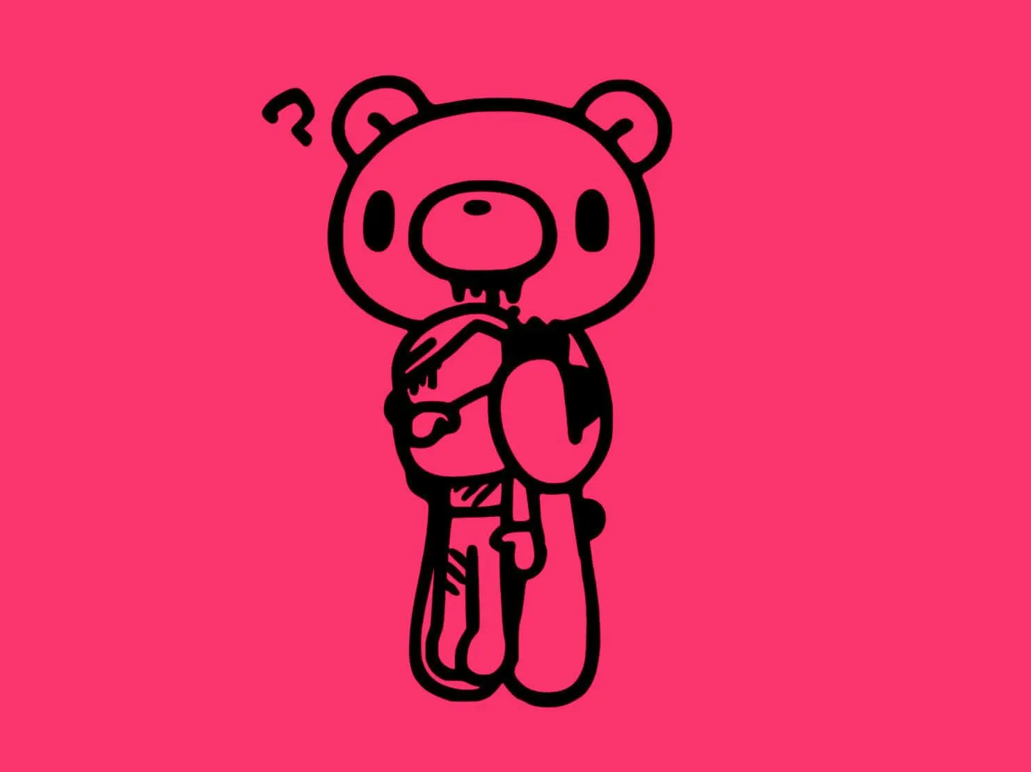 Gloomy Bear Wallpaper