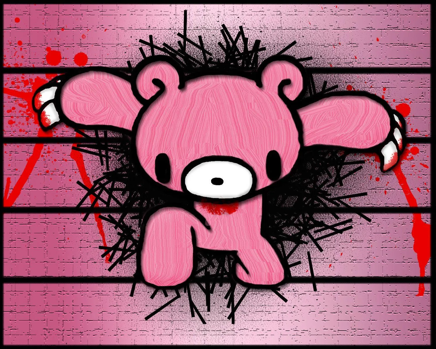 Gloomy Bear Wallpaper
