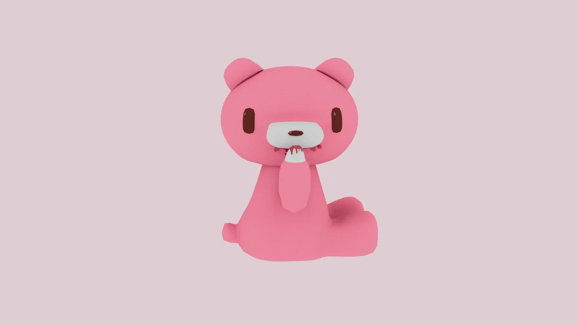 Gloomy Bear 3D Model