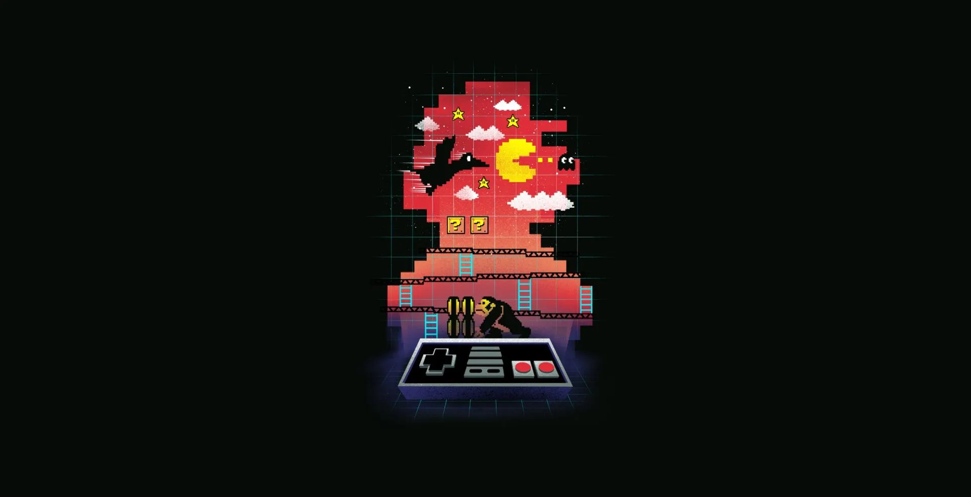 Super Mario Retro Gaming HD Wallpaper