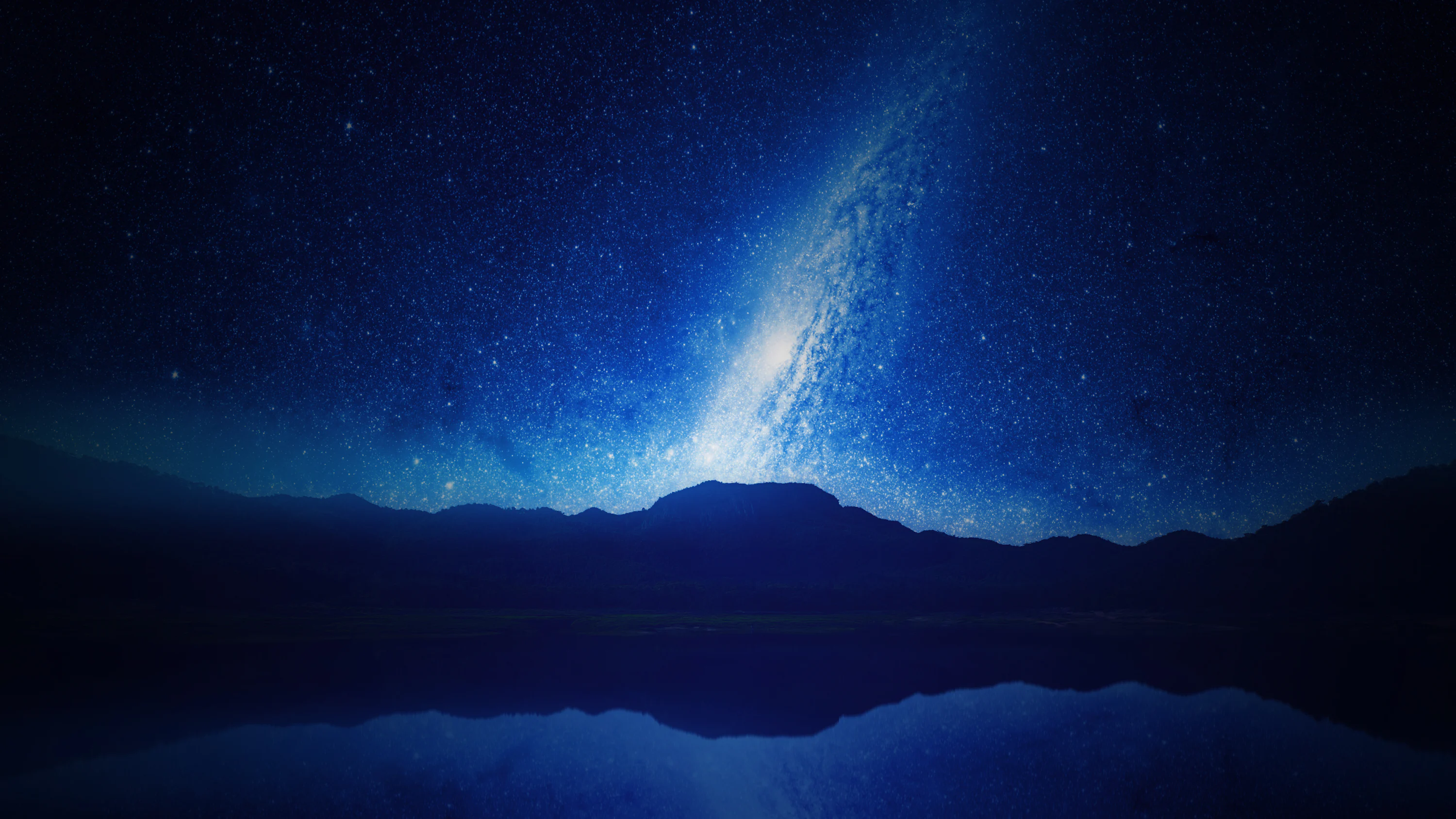 Blue Galaxy Picture. Download Free Image