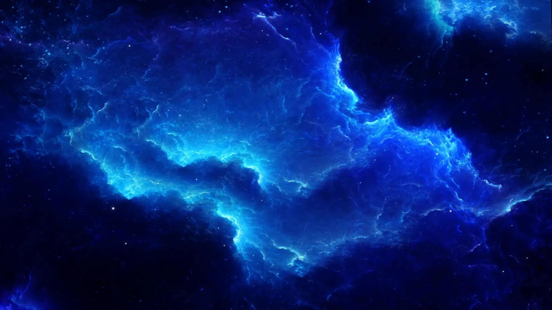 Galaxy Magic Blue Live Wallpaper