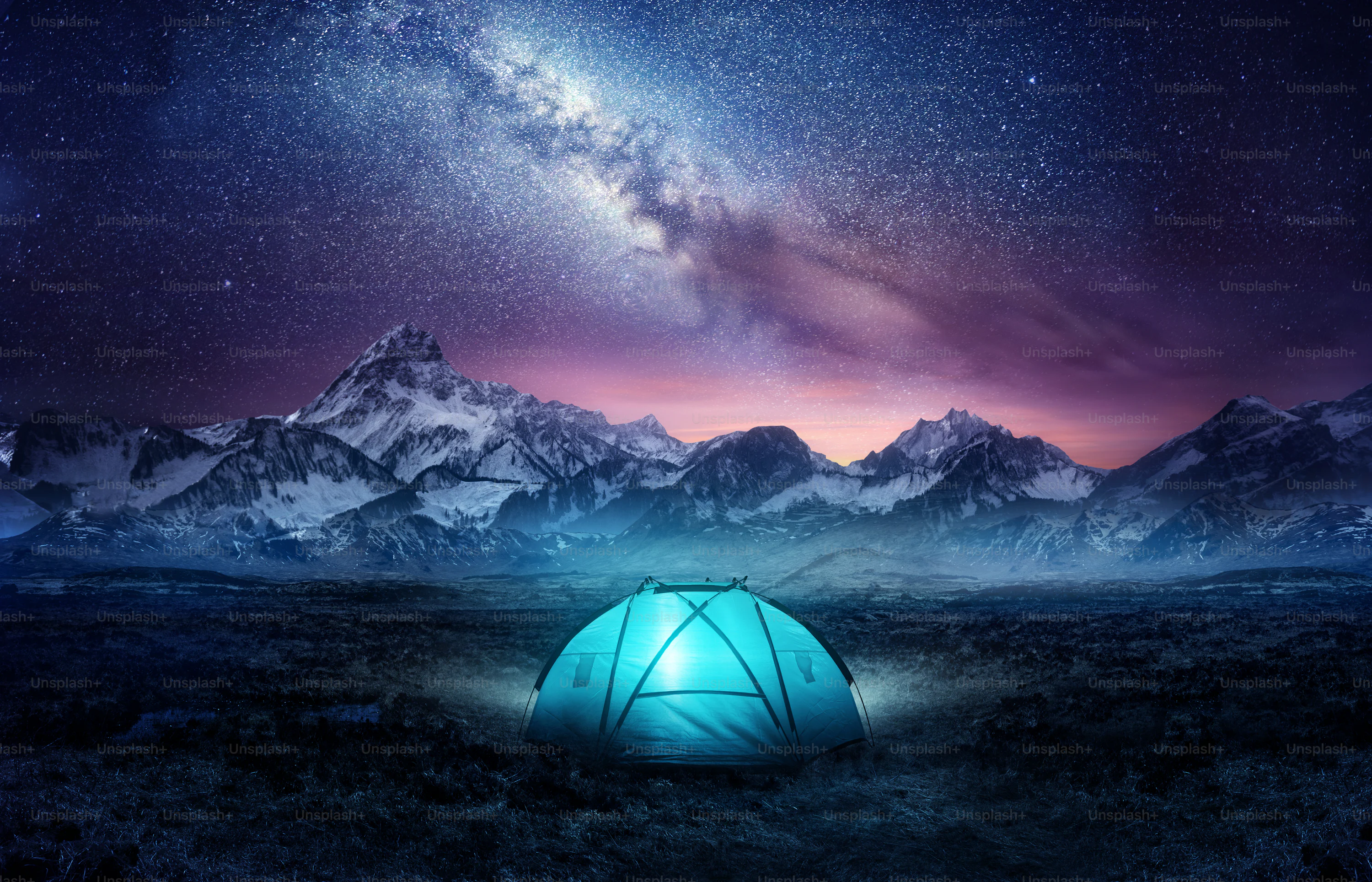 Blue Galaxy Picture. Download Free Image