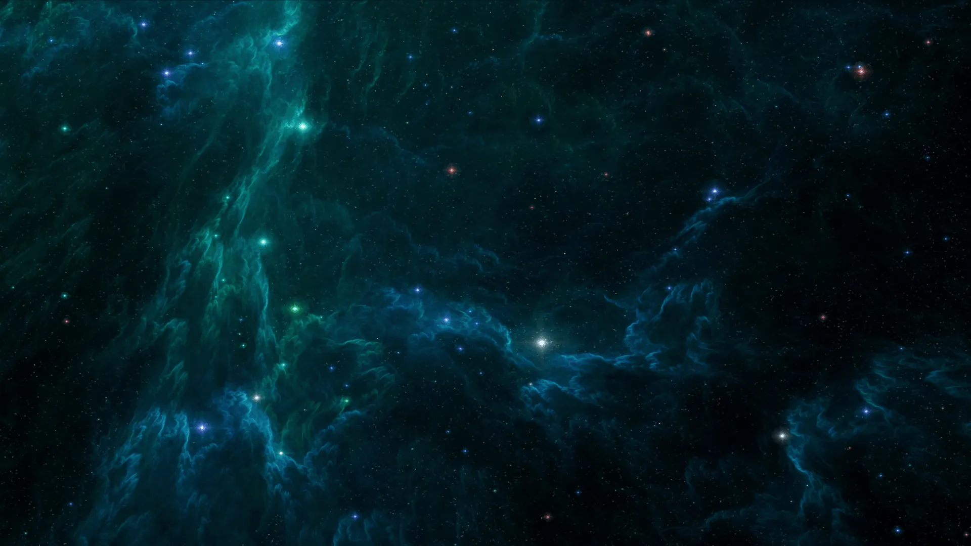 Celestial Blue Nebula HD Wallpaperx1080