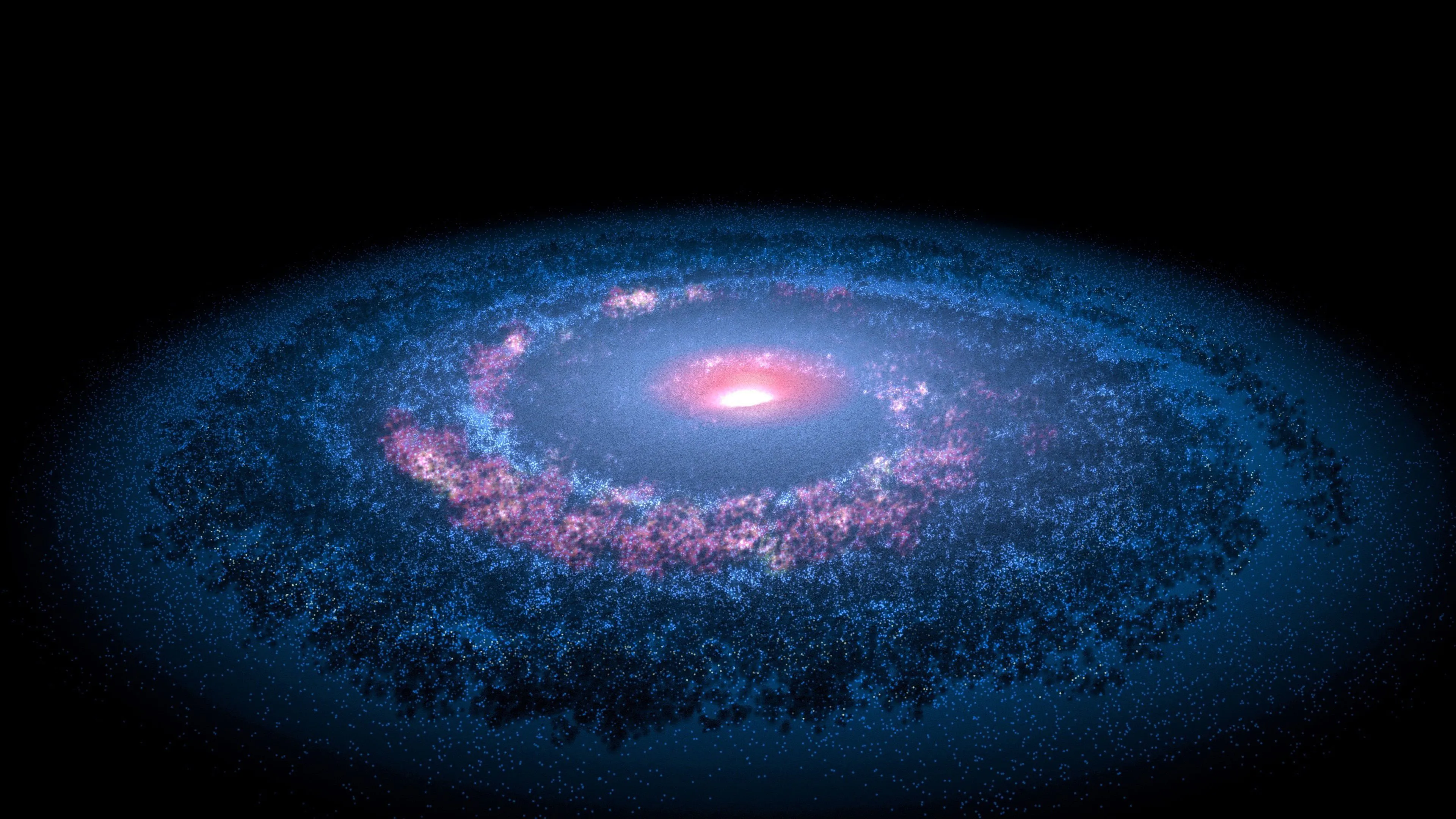 Sparkling Blue And Purple Galaxy Wallpaper, HD Space 4K Wallpaper, Image and Background