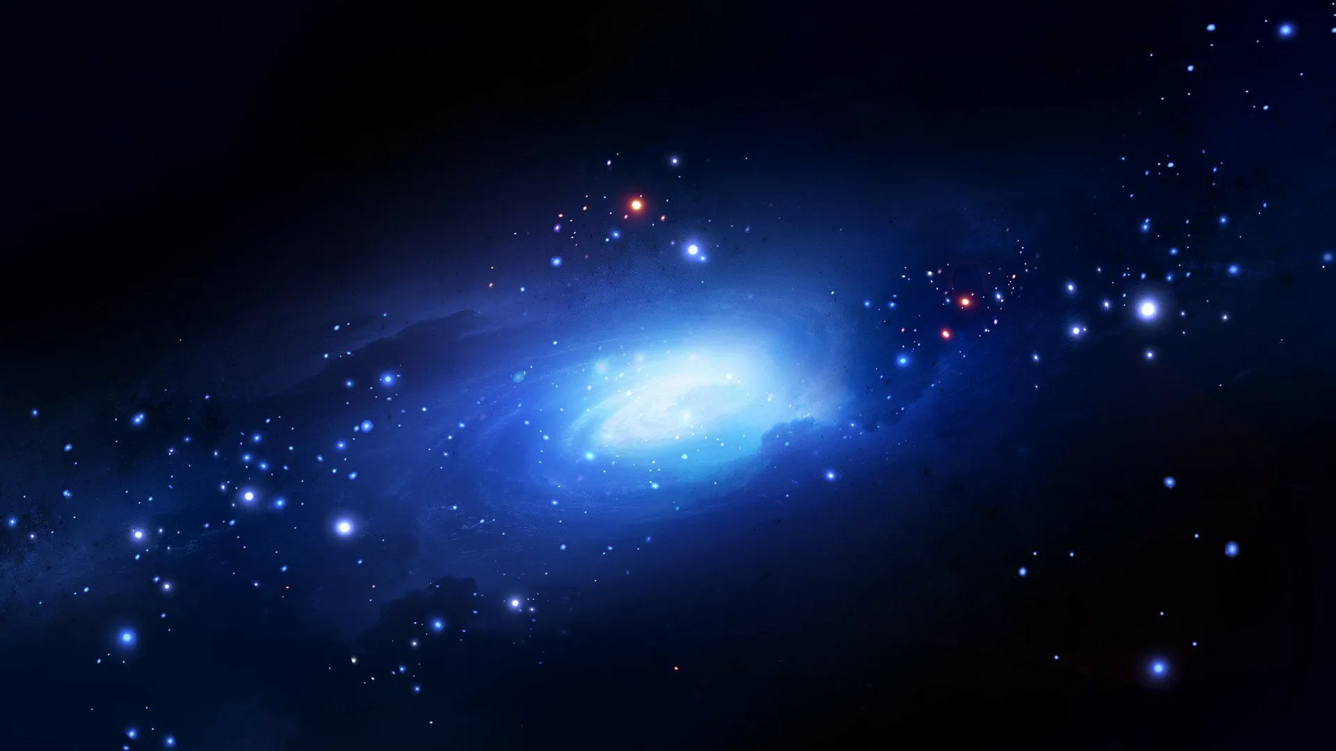 Stellar Blue Galaxy: A Sci Fi Voyagemic Stars HDx1080