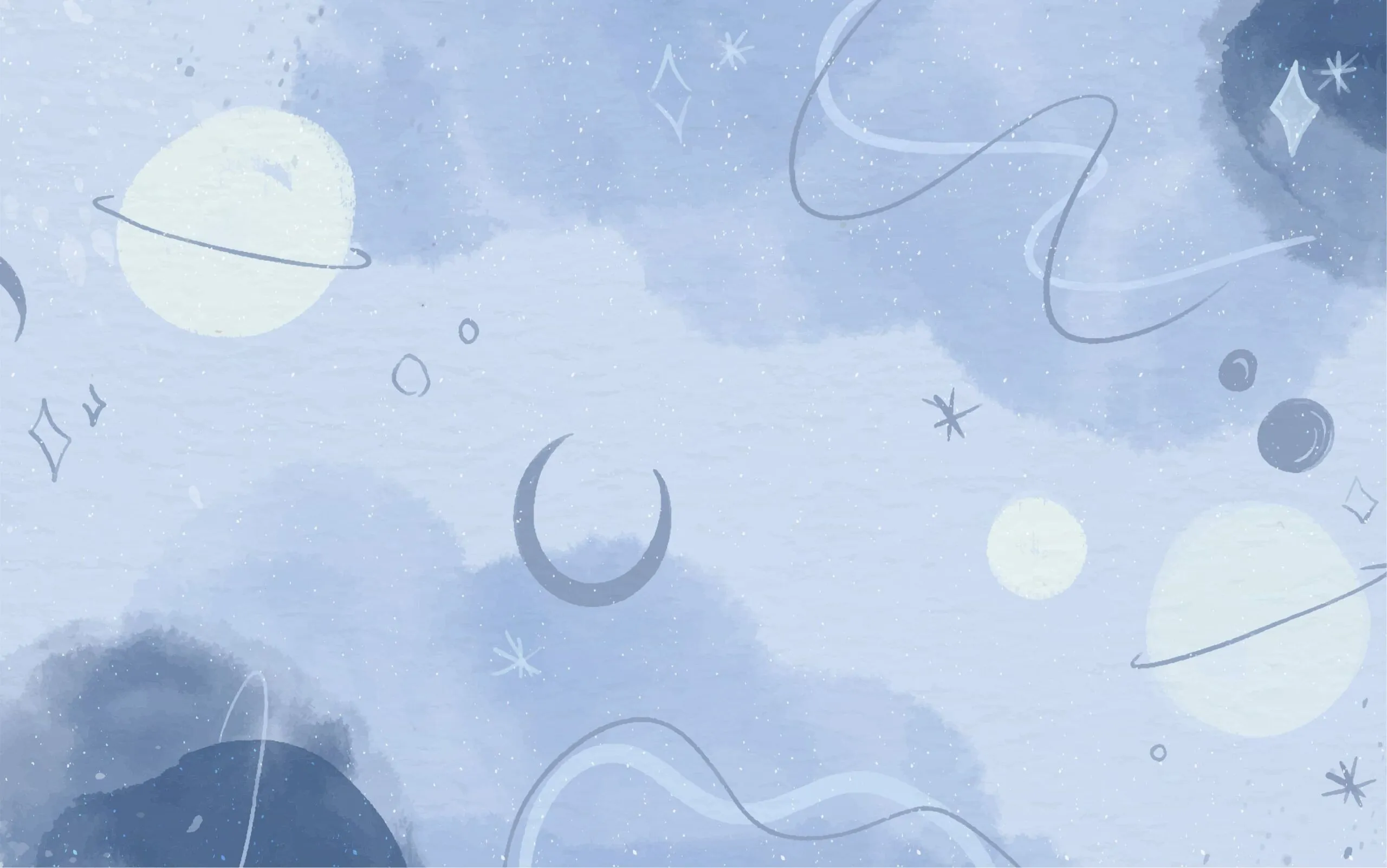 Aesthetic blue wallpaper 【2023】