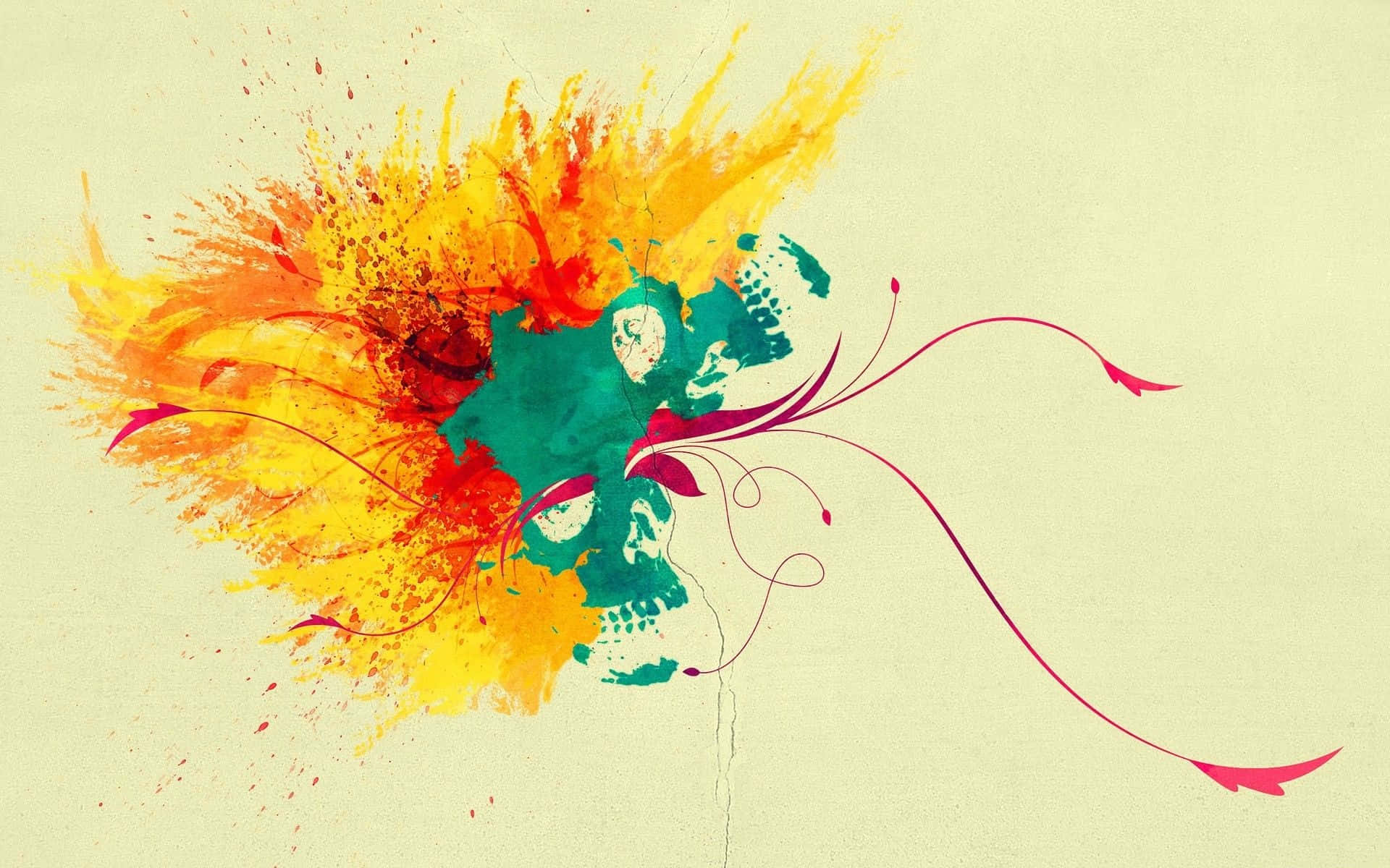 Download Eye Catching Digital Artwork With A Cool Abstract Design Wallpaper