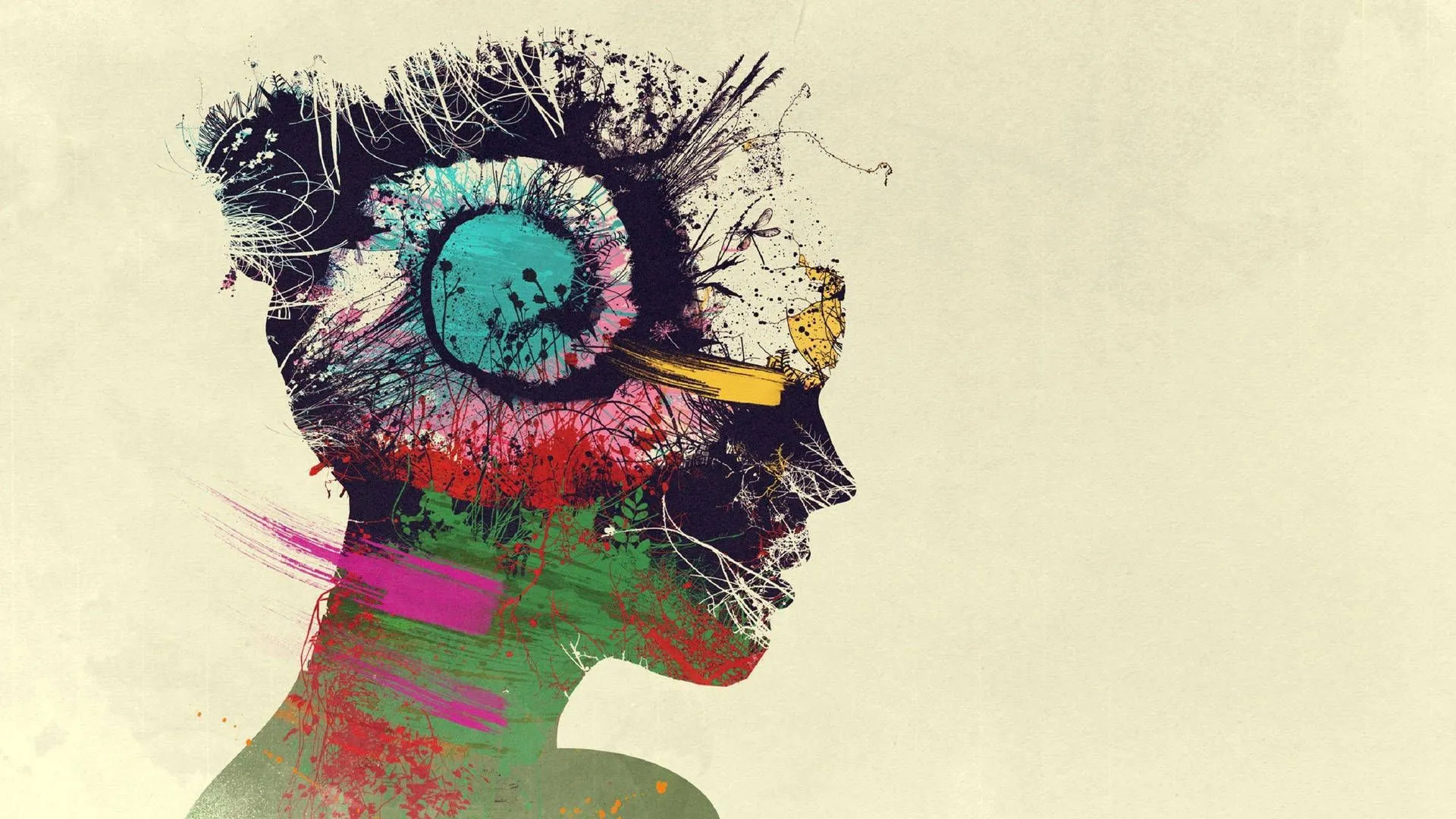 Download Woman Abstract Mind Artwork Desktop Background Wallpaper