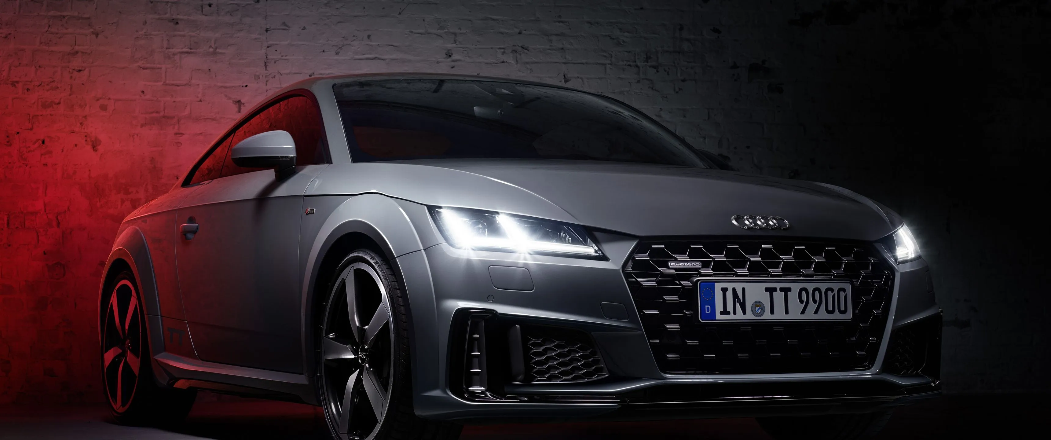 Audi TT 45 TFSI quattro S line Wallpaper 4K, Quantum Gray Edition