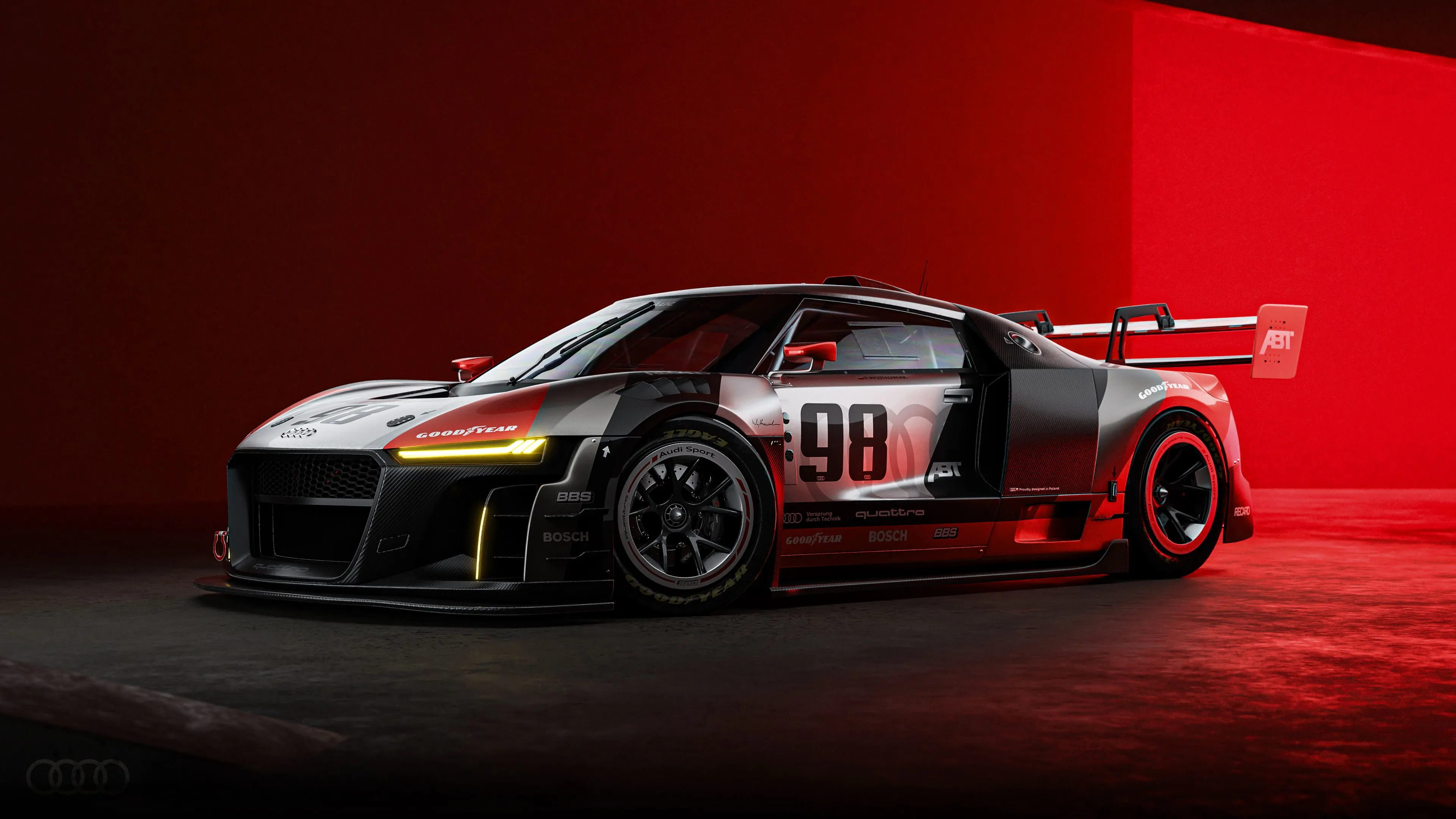 Audi R8 LMS 4K Wallpaper Car Wallpaper